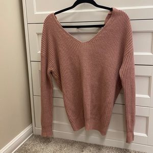 Pink sweater